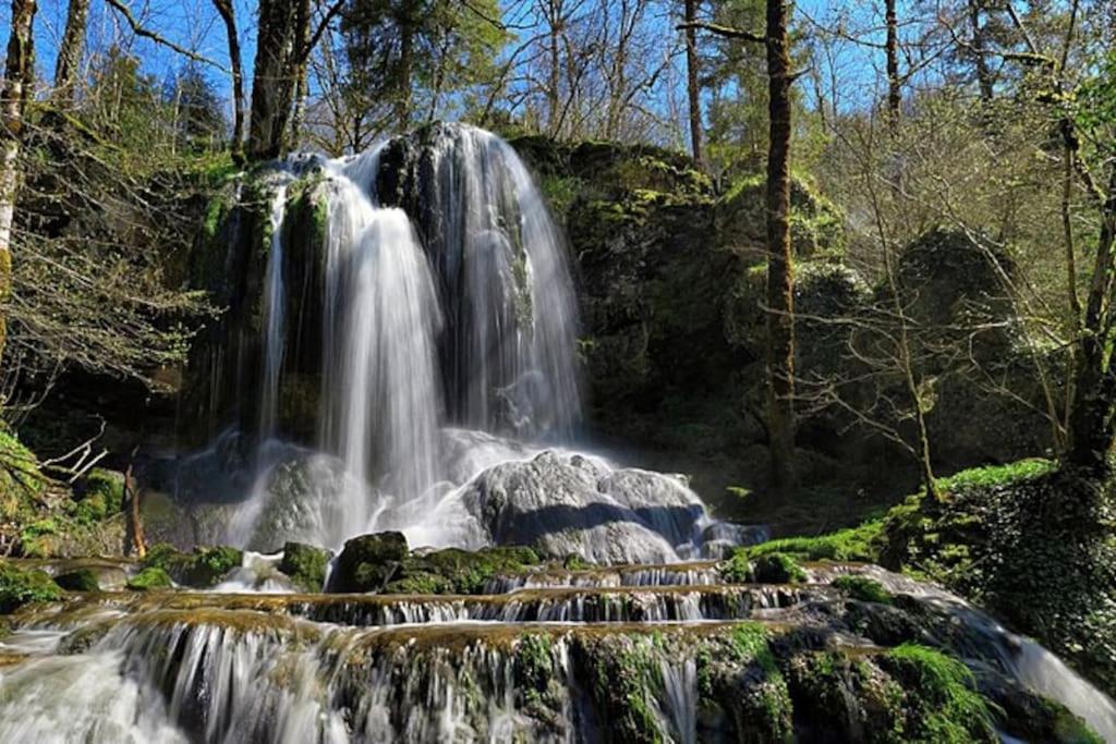 Gite Chalet, Au Doubs Logis Pierrefontaine-les-Varans Bagian luar foto